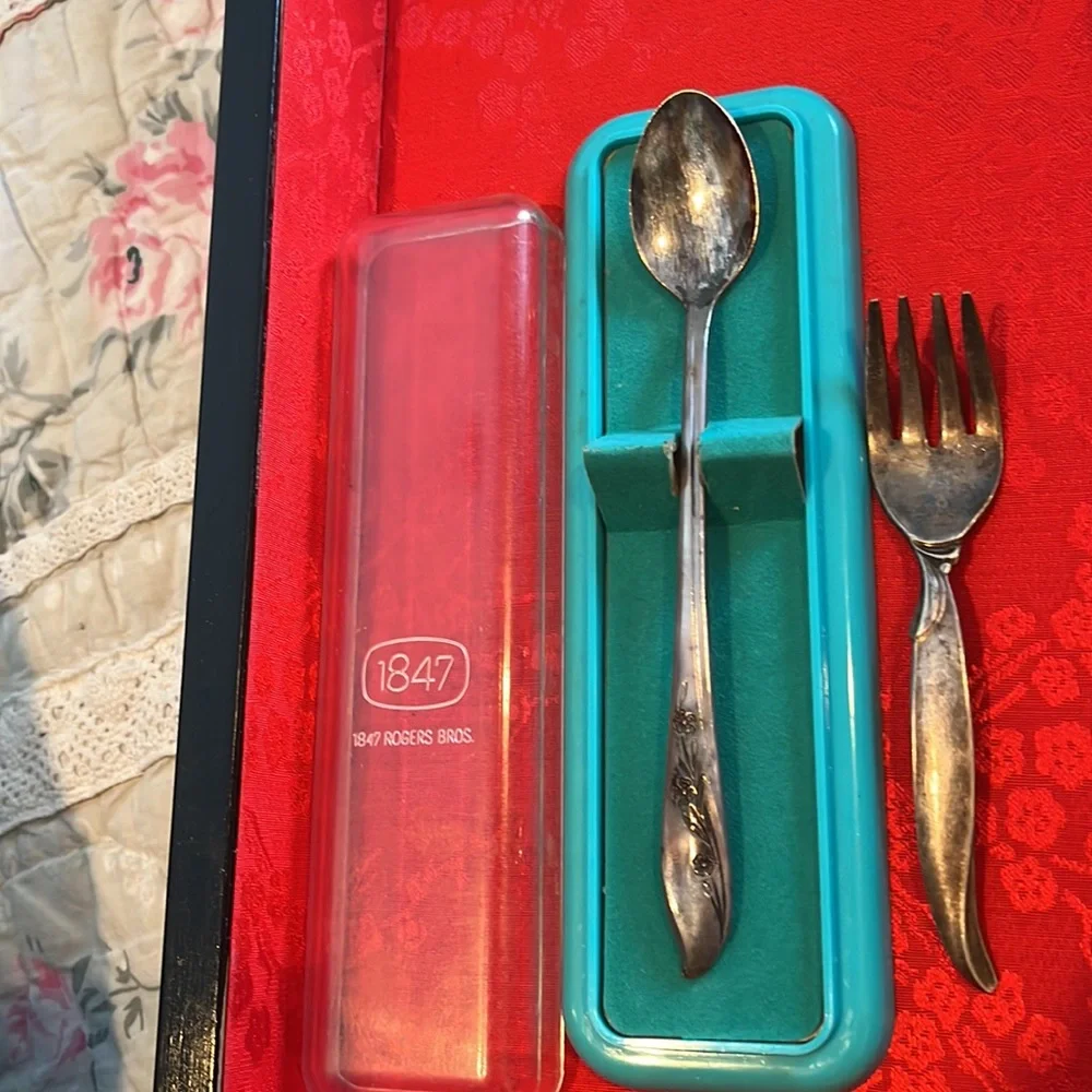 Vintage 1847 Rogers Bros. Spoon and Infant fork